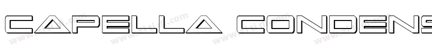 Capella Condensed Bo字体转换